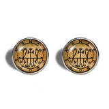 Seal Sigil Of Marchosias Cufflinks Cuff links Fashion Jewelry Lesser Key Of Solomon Goetia Demon Sigils Symbol Art Cute Gift Cosplay Charm