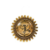 Seal Sigil Of Vual Brooch Badge Pin Fashion Jewelry Lesser Key Of Solomon Goetia Demon Sigils Symbol Art Cute Gift Cosplay Charm