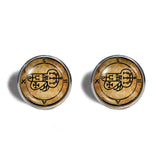 Seal Sigil Of Shax Cufflinks Cuff links Fashion Jewelry Lesser Key Of Solomon Goetia Demon Sigils Symbol Art Cute Gift Cosplay Charm