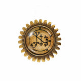 Seal Sigil Of Balam Brooch Badge Pin Fashion Jewelry Lesser Key Of Solomon Goetia Demon Sigils Symbol Art Cute Gift Cosplay Charm