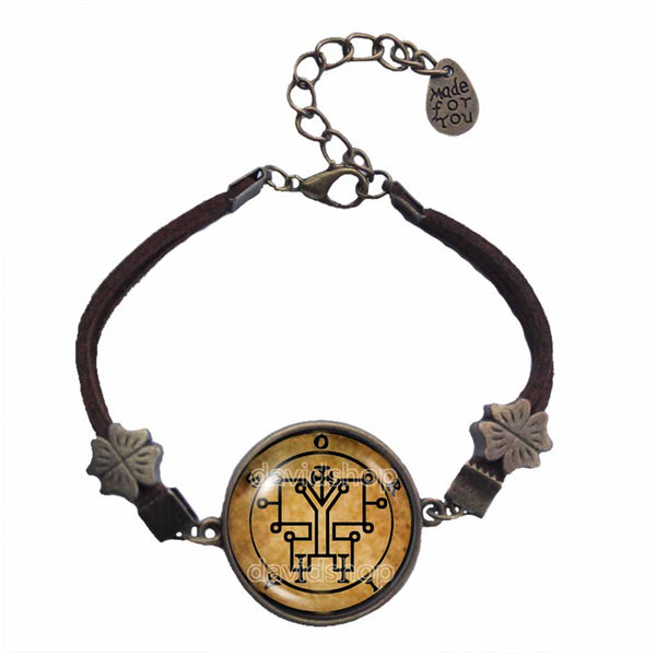 Seal Sigil Of Orias Bracelet Pendant Fashion Jewelry Symbol Lesser Key Of Solomon Goetia Demon Sigils Art Cute Gift Cosplay Charm