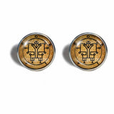 Seal Sigil Of Orias Cufflinks Cuff links Fashion Jewelry Lesser Key Of Solomon Goetia Demon Sigils Symbol Art Cute Gift Cosplay Charm