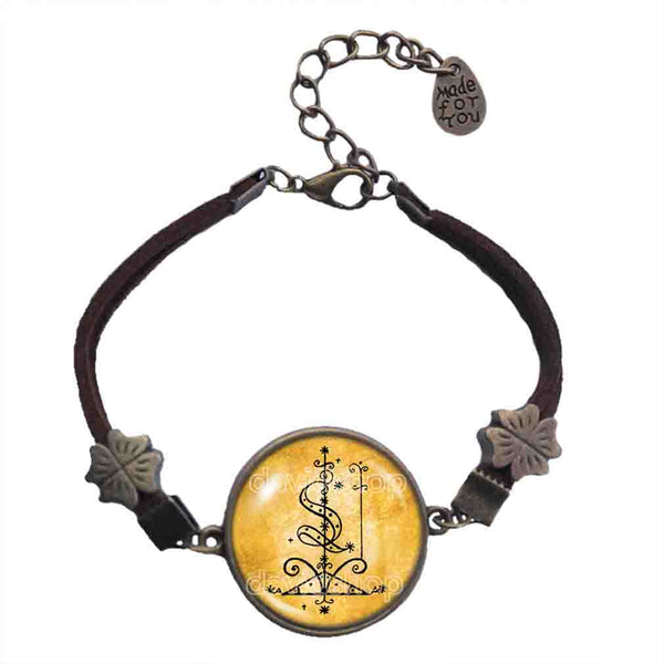Papa Loko Veve Voodoo Bracelet Pendant Fashion Jewelry Papa Loko Vodou Symbol Art Cute Gift Cosplay Charm