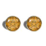 Solomon's King Solomon Seal Second Pentacle of Venus Earrings Ear Cuff Fashion Jewelry Symbol Art Cute Gift Cosplay Charm