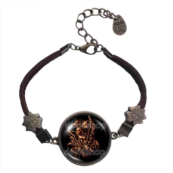 Naberius Bracelet Pendant Fashion Jewelry Lesser Key Of Solomon Goetia Demon Seal Sigil Sigils Symbol Art Cosplay