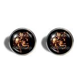 Bathin Earrings Ear Cuff Fashion Jewelry Lesser Key Of Solomon Goetia Demon Seal Sigil Sigils Symbol Art Cosplay