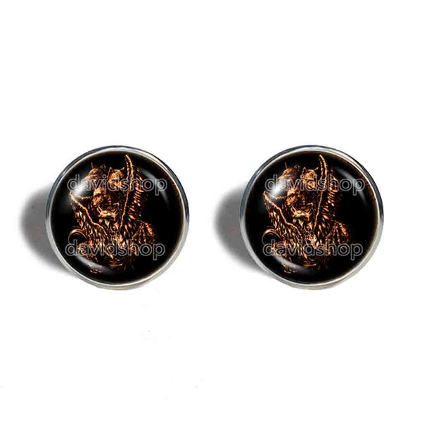 Naberius Cufflinks Cuff links Fashion Jewelry Lesser Key Of Solomon Goetia Demon Seal Sigil Sigils Symbol Art Cosplay