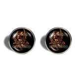 Naberius Earrings Ear Cuff Fashion Jewelry Lesser Key Of Solomon Goetia Demon Seal Sigil Sigils Symbol Art Cosplay