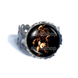 Ipos Ring Fashion Jewelry Lesser Key Of Solomon Goetia Demon Seal Sigil Sigils Symbol Art Cosplay