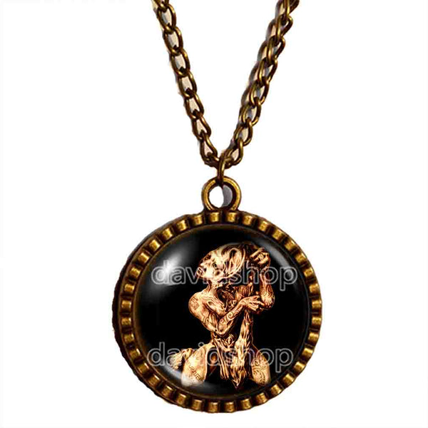 Ronove Necklace Pendant Fashion Jewelry Lesser Key Of Solomon Goetia Demon Seal Sigil Sigils Symbol Art Cosplay
