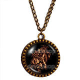 Astaroth Necklace Pendant Fashion Jewelry Lesser Key Of Solomon Goetia Demon Seal Sigil Sigils Symbol Art Cosplay