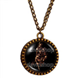 Furcas Necklace Pendant Fashion Jewelry Lesser Key Of Solomon Goetia Demon Seal Sigil Sigils Symbol Art Cosplay