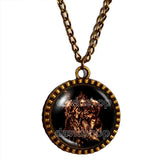 Asmoday Necklace Pendant Fashion Jewelry Lesser Key Of Solomon Goetia Demon Seal Sigil Sigils Symbol Art Cosplay