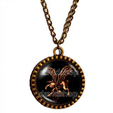 Glasya Labolas Necklace Pendant Fashion Jewelry Lesser Key Of Solomon Goetia Demon Seal Sigil Sigils Symbol Art Cosplay