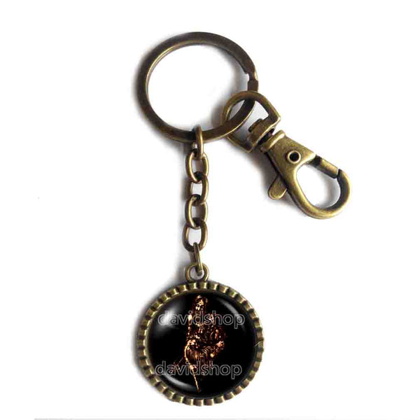 Furcas Keychain Key Chain Car Key Ring Cute Keyring Lesser Key Of Solomon Goetia Demon Seal Sigil Sigils Symbol Art Cosplay