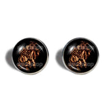 Astaroth Earrings Ear Cuff Fashion Jewelry Lesser Key Of Solomon Goetia Demon Seal Sigil Sigils Symbol Art Cosplay