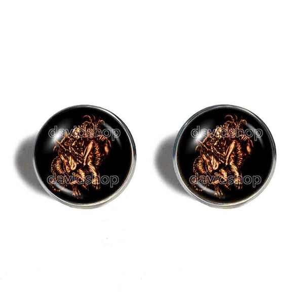 Astaroth Earrings Ear Cuff Fashion Jewelry Lesser Key Of Solomon Goetia Demon Seal Sigil Sigils Symbol Art Cosplay