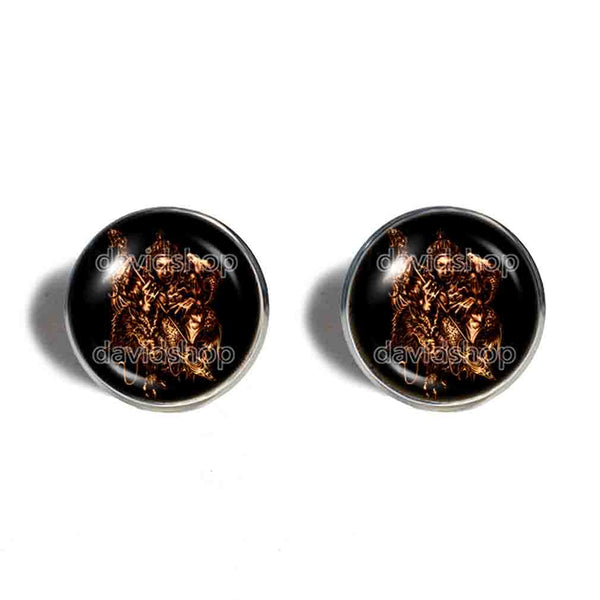 Asmoday Cufflinks Cuff links Fashion Jewelry Lesser Key Of Solomon Goetia Demon Seal Sigil Sigils Symbol Art Cosplay