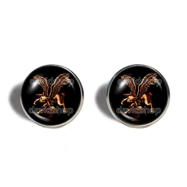 Glasya Labolas Earrings Ear Cuff Fashion Jewelry Lesser Key Of Solomon Goetia Demon Seal Sigil Sigils Symbol Art Cosplay