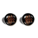 Bune Labolas Cufflinks Cuff links Fashion Jewelry Lesser Key Of Solomon Goetia Demon Seal Sigil Sigils Symbol Art Cosplay