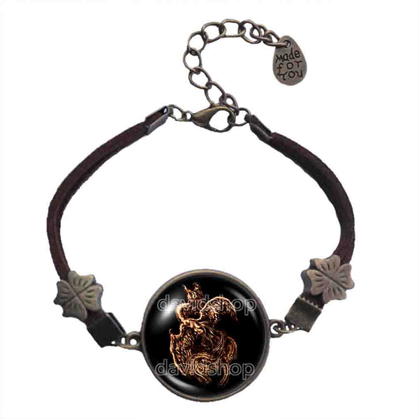 Phenex Bracelet Pendant Fashion Jewelry Lesser Key Of Solomon Goetia Demon Seal Sigil Sigils Symbol Art Cosplay