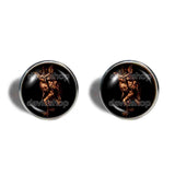 Stolas Earrings Ear Cuff Fashion Jewelry Lesser Key Of Solomon Goetia Demon Seal Sigil Sigils Symbol Art Cosplay