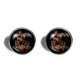 Phenex Earrings Ear Cuff Fashion Jewelry Lesser Key Of Solomon Goetia Demon Seal Sigil Sigils Symbol Art Cosplay