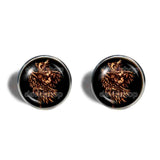 Halphas Cufflinks Cuff links Fashion Jewelry Lesser Key Of Solomon Goetia Demon Seal Sigil Sigils Symbol Art Cosplay