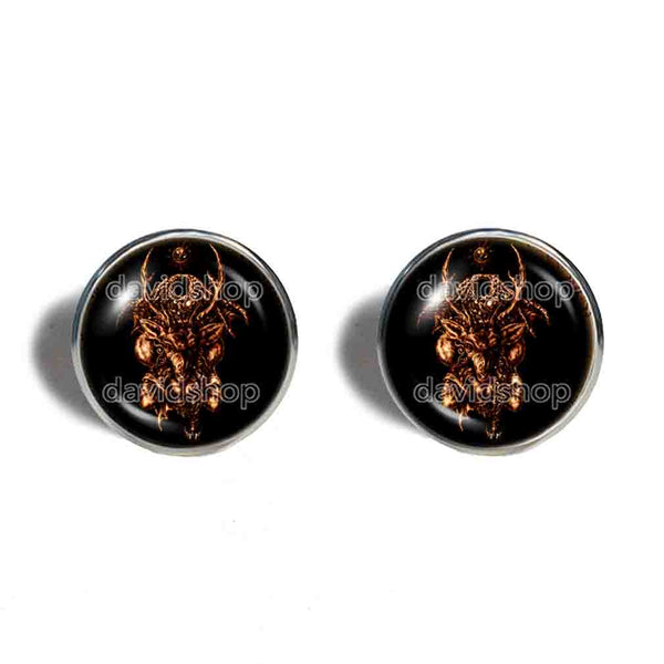 Furfur Cufflinks Cuff links Fashion Jewelry Lesser Key Of Solomon Goetia Demon Seal Sigil Sigils Symbol Art Cosplay