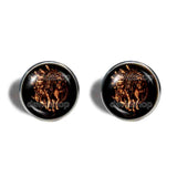 Marchosias Cufflinks Cuff links Fashion Jewelry Lesser Key Of Solomon Goetia Demon Seal Sigil Sigils Symbol Art Cosplay