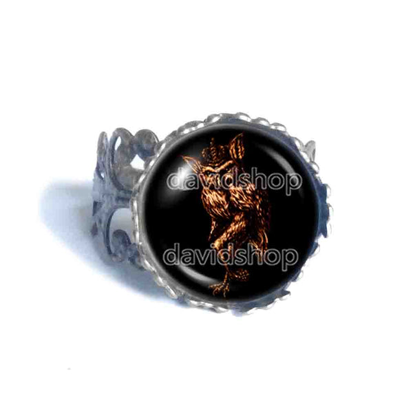 Stolas Ring Fashion Jewelry Lesser Key Of Solomon Goetia Demon Seal Sigil Sigils Symbol Art Cosplay