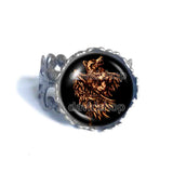 Halphas Ring Fashion Jewelry Lesser Key Of Solomon Goetia Demon Seal Sigil Sigils Symbol Art Cosplay