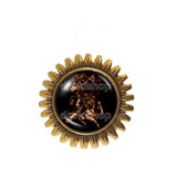 Vine Brooch Badge Pin Fashion Jewelry Lesser Key Of Solomon Goetia Demon Seal Sigil Sigils Symbol Art Cosplay