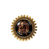Haagenti Brooch Badge Pin Fashion Jewelry Lesser Key Of Solomon Goetia Demon Seal Sigil Sigils Symbol Art Cosplay