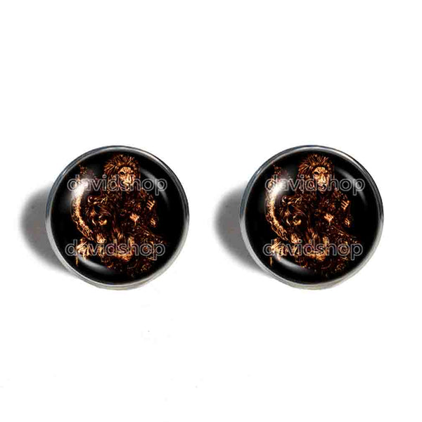 Sabnock Earrings Ear Cuff Fashion Jewelry Lesser Key Of Solomon Goetia Demon Seal Sigil Sigils Symbol Art Cosplay
