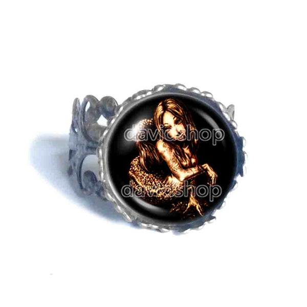 Vepar Ring Fashion Jewelry Lesser Key Of Solomon Goetia Demon Seal Sigil Sigils Symbol Art Cosplay