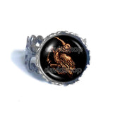 Shax Ring Fashion Jewelry Lesser Key Of Solomon Goetia Demon Seal Sigil Sigils Symbol Art Cosplay