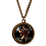 Caim Necklace Pendant Fashion Jewelry Lesser Key Of Solomon Goetia Demon Seal Sigil Sigils Symbol Art Cosplay