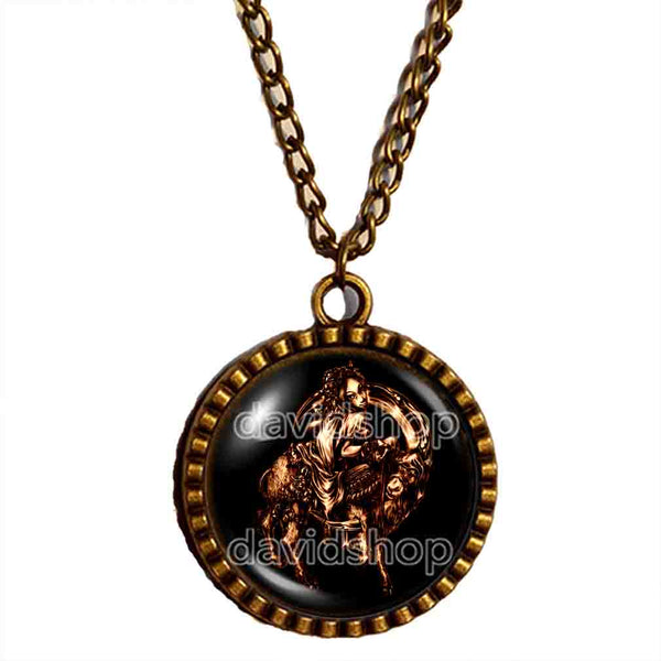 Gomory Necklace Pendant Fashion Jewelry Lesser Key Of Solomon Goetia Demon Seal Sigil Sigils Symbol Art Cosplay
