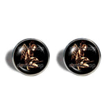Crocell Cufflinks Cuff links Fashion Jewelry Lesser Key Of Solomon Goetia Demon Seal Sigil Sigils Symbol Art Cosplay