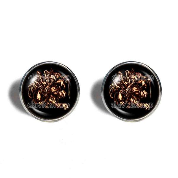 Murmur Cufflinks Cuff links Fashion Jewelry Lesser Key Of Solomon Goetia Demon Seal Sigil Sigils Symbol Art Cosplay