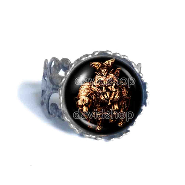 Balam Ring Fashion Jewelry Lesser Key Of Solomon Goetia Demon Seal Sigil Sigils Symbol Art Cosplay