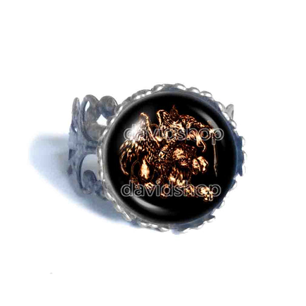 Murmur Ring Fashion Jewelry Lesser Key Of Solomon Goetia Demon Seal Sigil Sigils Symbol Art Cosplay