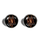 Vapula Cufflinks Cuff links Fashion Jewelry Lesser Key Of Solomon Goetia Demon Seal Sigil Sigils Symbol Art Cosplay