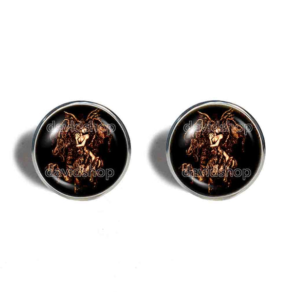 Volac Earrings Ear Cuff Fashion Jewelry Lesser Key Of Solomon Goetia Demon Seal Sigil Sigils Symbol Art Cosplay