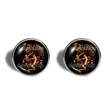 Andras Cufflinks Cuff links Fashion Jewelry Lesser Key Of Solomon Goetia Demon Seal Sigil Sigils Symbol Art Cosplay