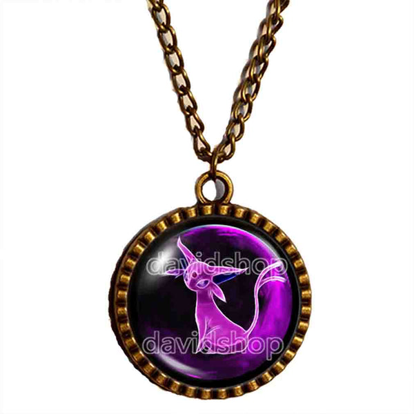 Pokemon Espeon Necklace Pendant Fashion Jewelry Anime Eevee Evolution