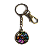 Pokemon Evolution Vaporeon Keychain Car Cute Keyring Espeon Umbreon Jolteon Flareon Leafeon Sylveon Glaceon