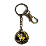 Pokemon Jolteon Keychain Car Cute Keyring Anime Eevee Evolution