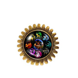 Pokemon Evolution Vaporeon Brooch Badge Pin Espeon Umbreon Jolteon Flareon Leafeon Sylveon Glaceon Jewelry